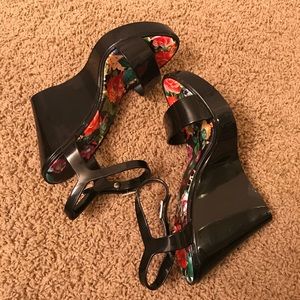 Lulu's Clothing Black Wedges